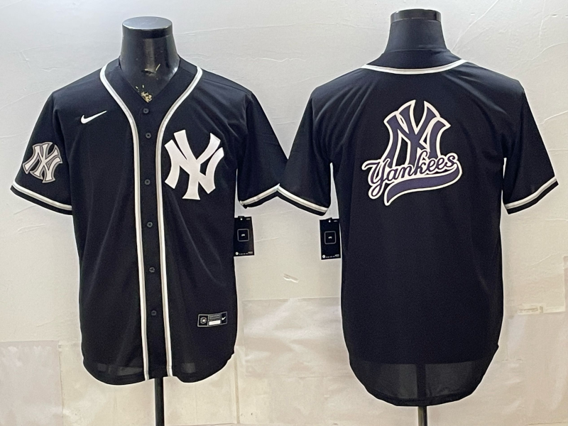 Men 2026 New York Yankees blank black Nike MLB Jersey 036506